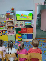 Просмотр мультфильма "Три кота" Просмотр мультфильма "Три кота".